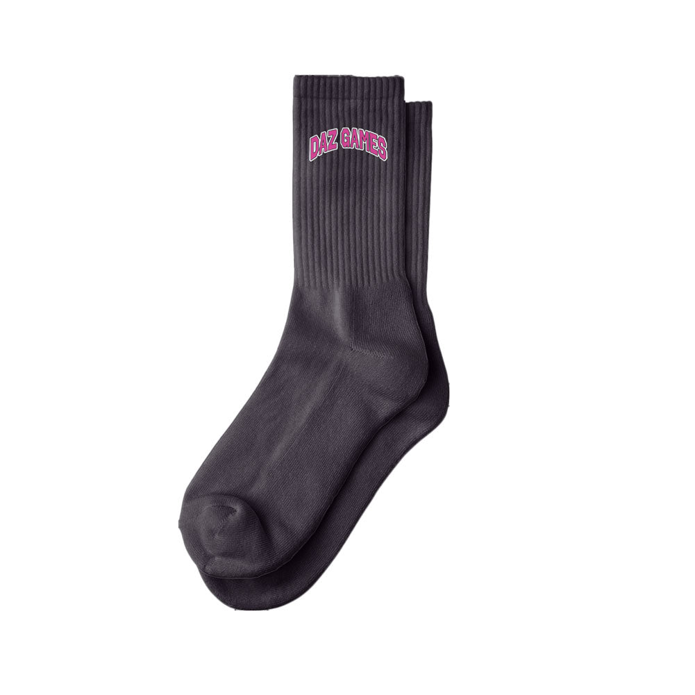 DAZ GAMES LOGO BLACK SOCKS