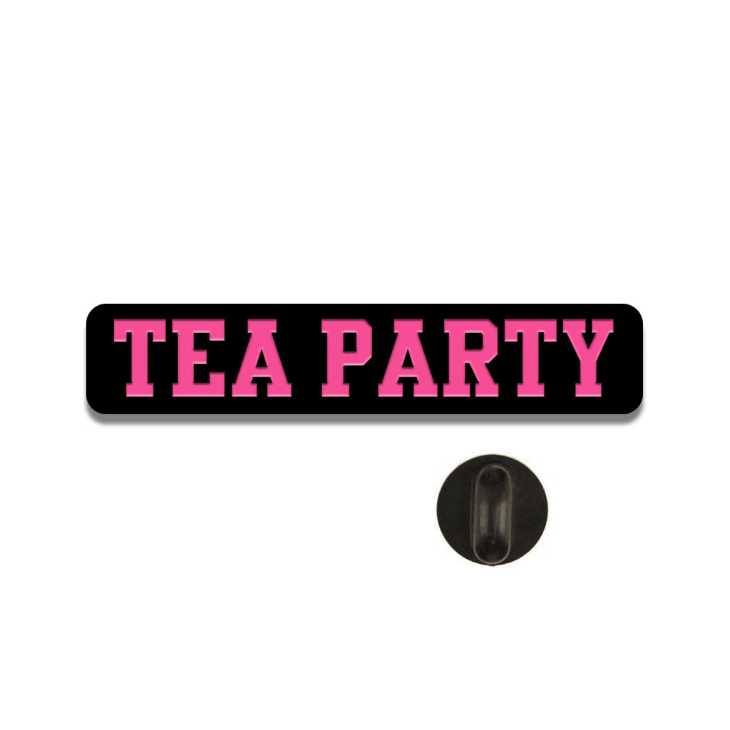 TEA PARTY ENAMEL PIN SET