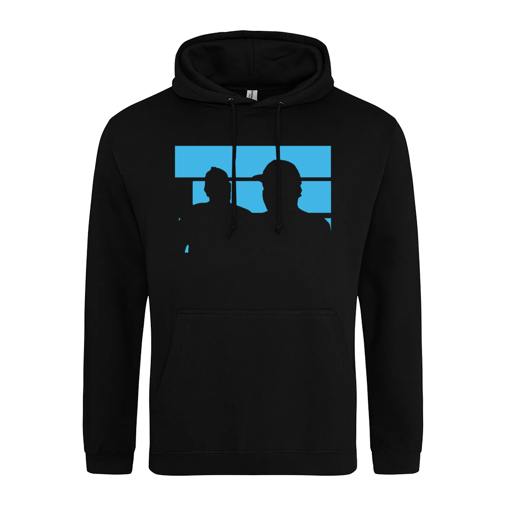BLUE OFF THE HOOK HOODIE BLACK