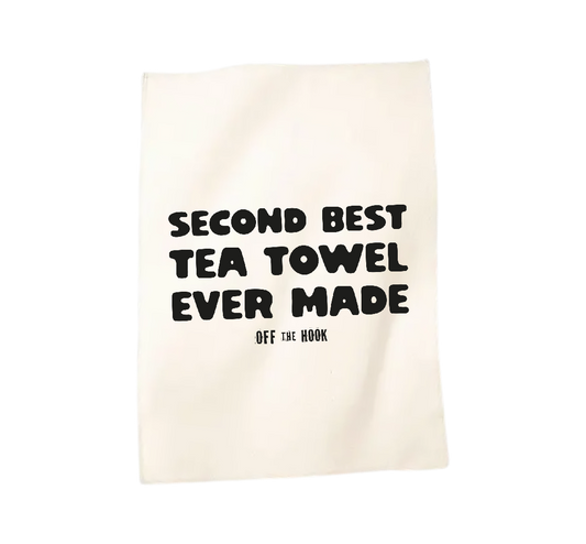 SECOND BEST TEA TOWEL