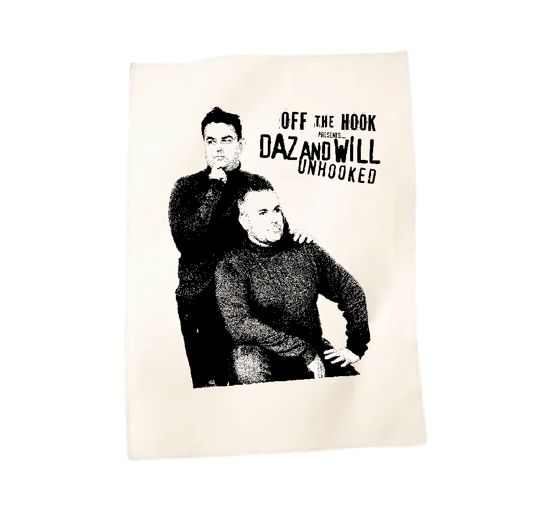 OFF THE HOOK PORTRAIT TEA TOWEL