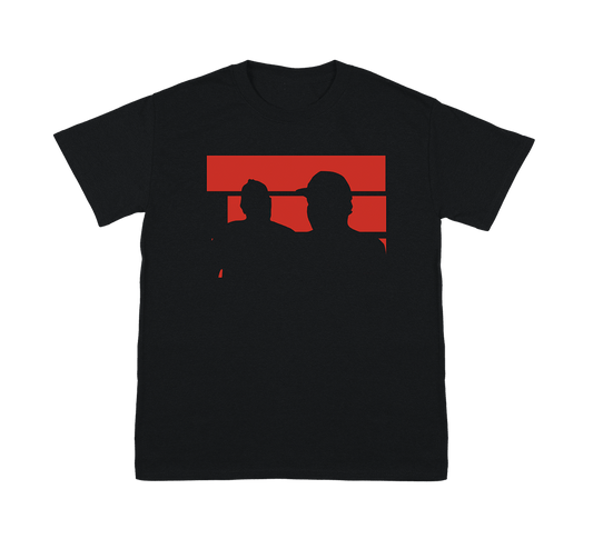RED OFF THE HOOK T SHIRT BLACK