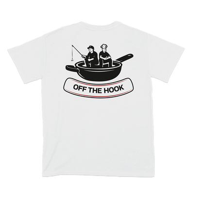 OFF THE HOOK WHITE TEE