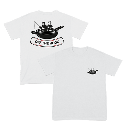 OFF THE HOOK WHITE TEE