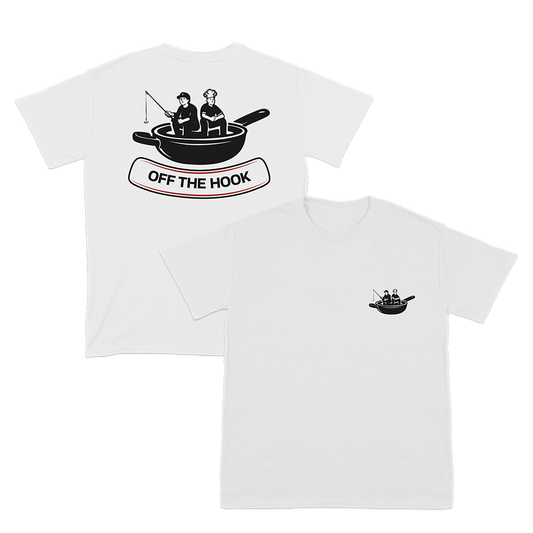 OFF THE HOOK WHITE TEE