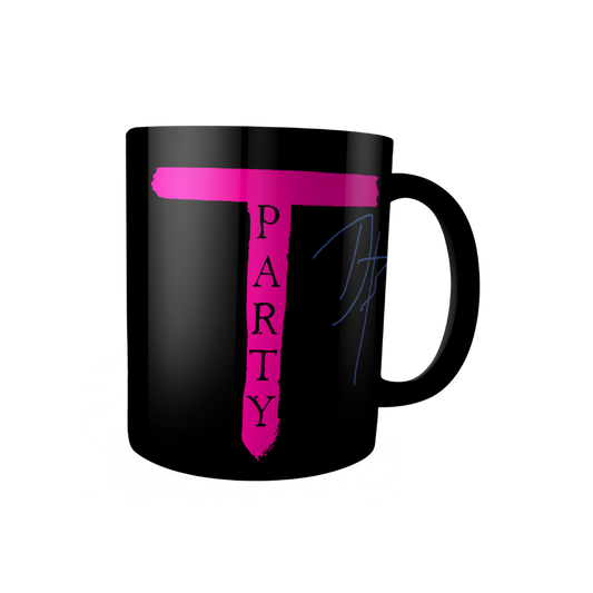 'T Party' Black Mug O/S