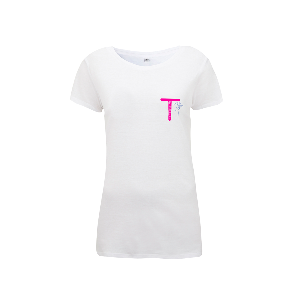 T Party' Ladies White T-Shirt