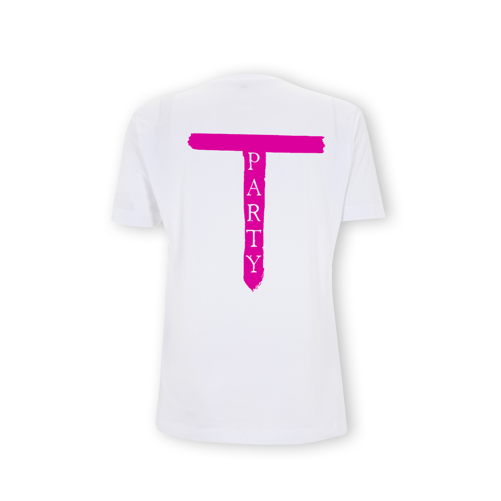 T Party' White T-Shirt